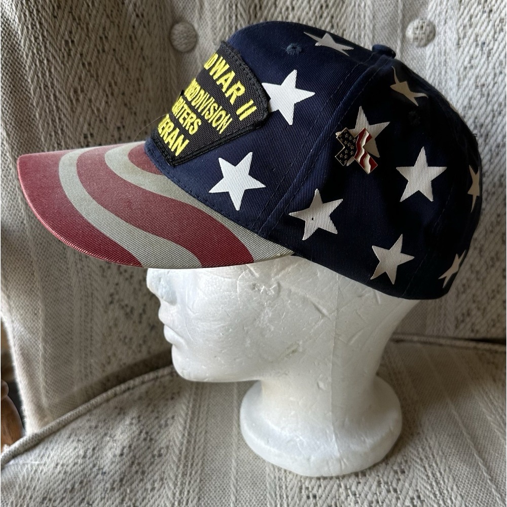Embroidered Hat U.S Army 14th Armored Division Liberator's WWII, Veteran Cap, - Picture 5 of 9